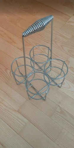 Vintage metall flaschenhalter - vintage, metall-flaschenhalter